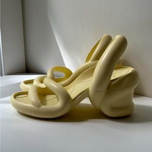 Camper Kobrarah Pastel Yellow Sandals